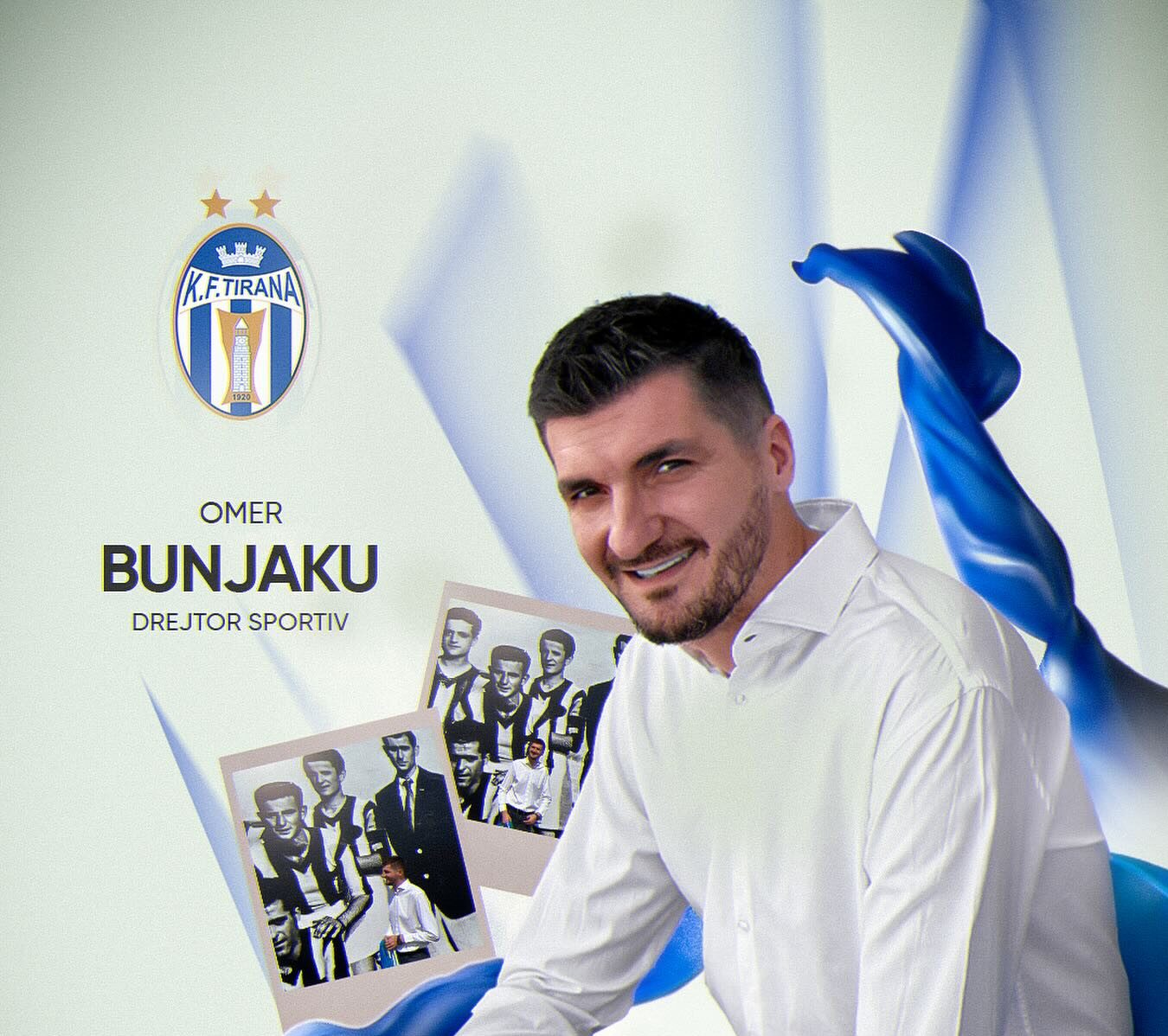 Tirana emëron drejtorin e ri sportiv, Omer Bunjaku Tirana emëron drejtorin e ri sportiv, Omer Bunjaku