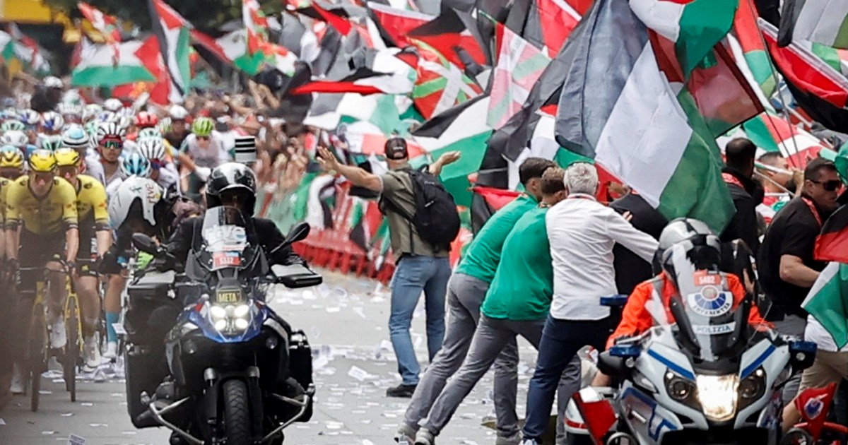 Protestuesit pro-Palestinë ndërpresin një nga garat më të mëdha të çiklizmit në botë Vuelta a España